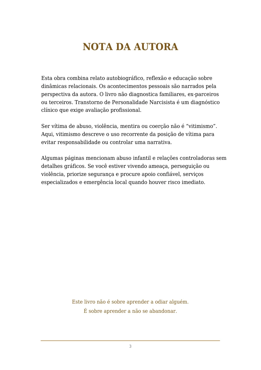 Pagina do livro A Menina que Aprendeu Cedo Demais a Sobreviver